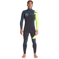 Highline Series 3/2mm Zipperless Wetsuit SLATE / PEWTER / SAFETY YELLOW
